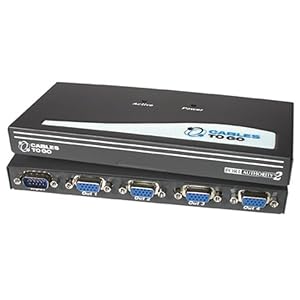 Cables To Go - 29551 - VGA Video Splitter Extender 4-Port by 