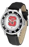 North Carolina State Wolfpack Suntime Competitor Poly/Leather Band Watch - NCAA College Athletics