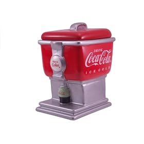 Coca Cola Soda Fountain Cookie Jar, Canister Coca-Cola Collectable by