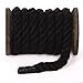 Ravenox Fms Natural Twisted Cotton Rope | (Black)(1/2 Inch x 50 Feet) | Made in USA | Strong Triple-Strand Rope for Sports, Decor, Pet Toys, Crafts, Macrame & Indoor Outdoor Use