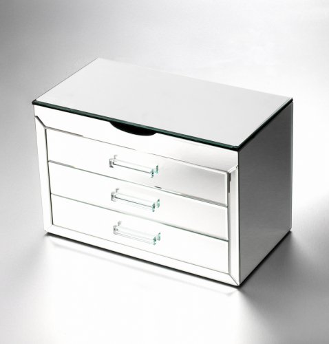 Autograph Angled Glass Jewellery Box