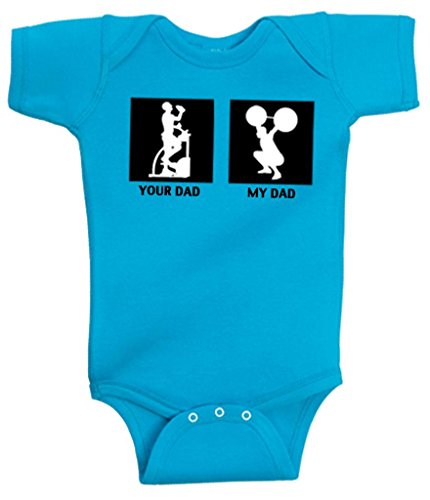 SoRock Kids My DAD Onesie Blue