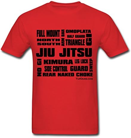 Dachau 2015 and 2016 Modern Men's Jiu Jitsu Terminology New T-Shirts Red S