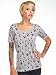 Sailor Jerry WOMENS CHERRY REPEAT TEE in Grey- All Sizes