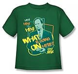 Saved By The Bell - Mr. Belding Juvee T-Shirt In Kelly Green, Size: 4, Color: Kelly Green