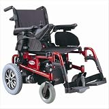 Folding Power Chair Color: Burgundy