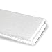 Apache 20105102-10 Food Handling Polyester PVC Lightweight Belting, Smooth Cover x Friction Surface, Interwoven, 120 Working Tension, 0.125" Thickness, White