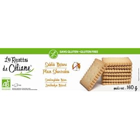 Les Recettes de Celiane Gluten Free Plain Shortcakes 160 g (Pack of 10)