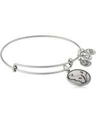 Alex and Ani "NFL" Houston Texans Logo Expandable Wire Bangle Bracelet, 7.5"