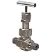 Parker U Series Stainless Steel 316 High Temperature Needle Valve, Inline, T-Bar Handle, Blunt Stem, CPI Compression Fitting