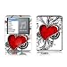 My Heart Design Protective Decal Skin Sticker for Apple iPod nano 3G (3rd Generation) 4GB/ 8GB Player