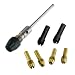 7pc Jeweler's Micro-Chuck Pin Vise 7 Collets 0.0 to 3.5mm Fits Dremel
