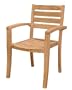 Anderson Teak CHS-033 Catalina Stackable Armchairs, Set of 4