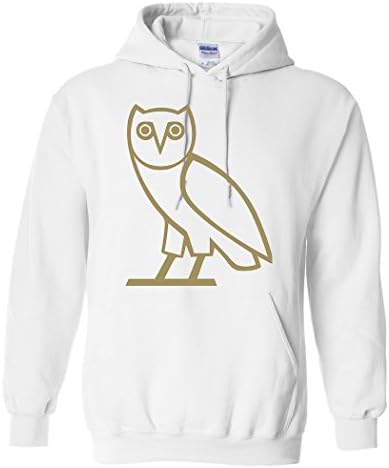 Jaken OVO Bird Men's and Women's Unisex Warm Hoodie White