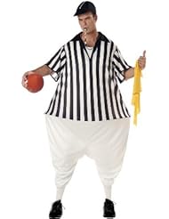 Funny Referee Adult Costume (One Size)