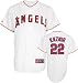 Brian Fuentes Jersey: Adult 2010 Majestic Home White Replica #40 Los Angeles Angels of Anaheim Jersey - Small