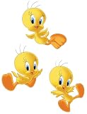 RoomMates RMK1488GM Tweety Peel & Stick Giant Wall Decals