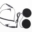 GSI Super Quality Motorcycle Helmet Dual-Sided Earphones - Wind and Noise Cancellation Great Sound - Fits in Helmet Earphones Slot - Connects to MP3/iPod/iTouch/Nano/Classic/CD Player Audio devices