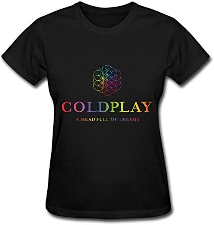 Coldplay A Head Full Of Dreams Popular 2016 Tour Women T Shirt Black