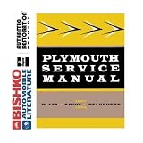 1957 1958 PLYMOUTH BELVEDERE FURY SAVOY Shop Manual CD by Plymouth