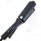 GSI Super Quality Ergonomic Digital Flat Style Hair Iron, Extra-Wide Dual Ceramic Plates, 4 Temperature Settings – Style Like A Pro!