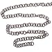 Chain for Rosaries - Strong. Loop is round and is 6mm long. (50cm or 20" long chain)