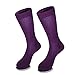Antonio Ricci Solid Color Men's Dress Socks (Purple)