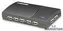 MANHATTAN Hi-Speed USB 2.0 Desktop Hub 13 Ports, Stromanschluß (161022)