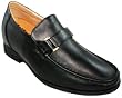 CALDEN - K771722 - 2.6 Inches Taller - Height Increasing Elevator Shoes (Black Casual Shoes)
