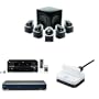 Mirage MX 5.1 Home Theater System & Yamaha RX-V1900 7.1 Channel Home Theater Receiver & Yamaha YBA-10 Bluetooth Wireless Dock for Select Yamaha AV Products & LG BD 390 Network Blu-ray Disc Player Bundle