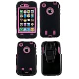 Otterbox Defender Series Case for iPhone 3G/3GS (Black/Pink)[Retail Packaging]