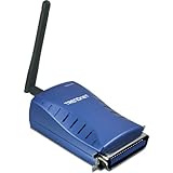 TRENDnet Wireless 1-Port Parallel Print Server TEW-P1PG (Blue)