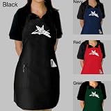 Full Length Red Dual Pocket Apron - Created using the words 