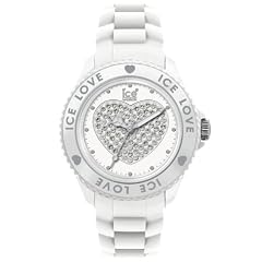 Ice-Watch Unisex-Armbanduhr Medium Ice-Love Weiss LO.WE.U.S.10