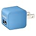 Hama 12Watt/2.4 Amp Home and Travel Charger with SafeCharge Technology, Blue