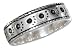 Sterling Silver Animal Paw Print Band Ring (size 07)