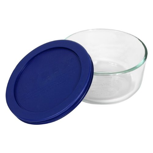 Pyrex 2 Cup Storage Plus Round Dish With Plastic Cover Sold in packs of 6