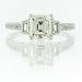 2.22ct Asscher Cut Diamond Engagement Anniversary Ring