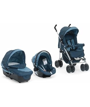Chicco Trio Enjoy Fun Pushchair Travel System - Sapphire