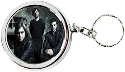 30STM - 30 Seconds To Mars Photo Custom Image Round Portable Cigarrete AshTray - Shawwood