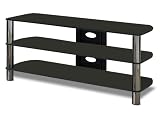 TechCraft BEL501B Wide Home Theater Stand (Black)
