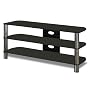 TechCraft BEL501B Wide Home Theater Stand (Black)