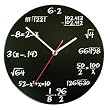 Pop Quiz Wall Clock Math Equations Blackboard