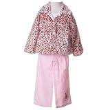 Toddler Little Girl Fall Clothes CHEETAH Faux Fur Coat 3 Piece Set BT KIDS 2T-6X