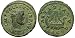 Allectus, summer 293 - 296 or 297 A.D.; Bronze Quinarius