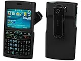 PREMIUM BLACK RUBBERIZED COATED PROGUARD COVER HARD CASE PROTECTOR (With Optional Detachable Belt Clip) for SAMSUNG BLACKJACK II / i617 / BLACKJACK 2 - RETAIL PACKAGING
