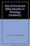 The text of the Greek Bible
