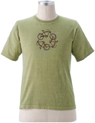 Earth Creations Men's ReCycle Print on Organic Cotton Tee X-Large Jade
