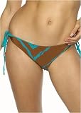 Vitamin A Exotique Shimmer Print reversible string ties side bikini brief