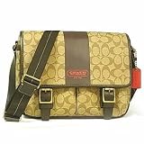 (�R�[�`)COACH �V�����_�[�o�b�O �w���e�[�W �V�O�l�`���[ �X�g���C�v F70077 BKHMA �΂ߊ|�� �����Y ���f�B�[�X �A�E�g���b�g